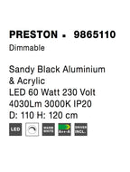 Lustra Nova Luce PRESTON 9865110