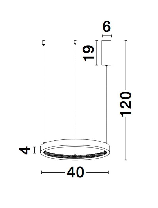 Lustra Nova Luce PRESTON 9865140
