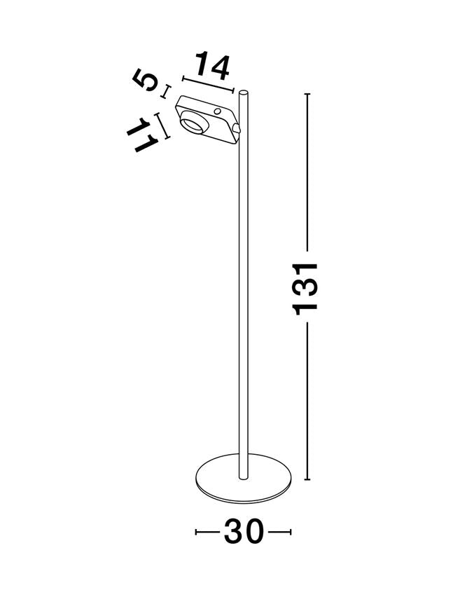 Lampadar Nova Luce KEDROS 9870034