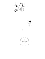 Lampadar Nova Luce KEDROS 9870035