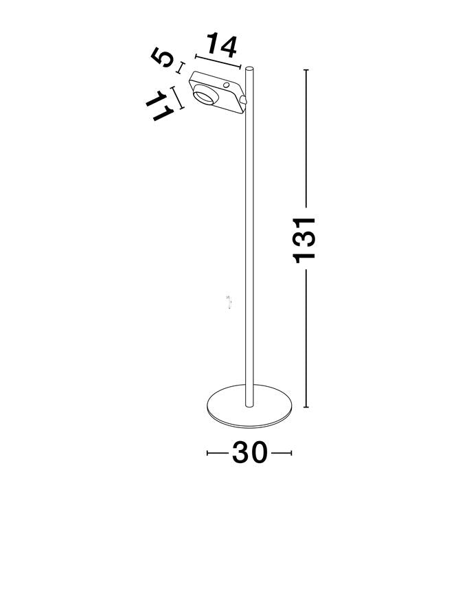 Lampadar Nova Luce KEDROS 9870035
