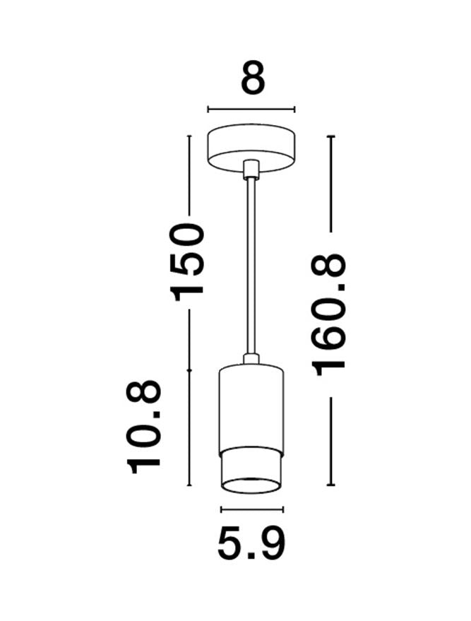 Pendul Nova Luce PONGO 9911526