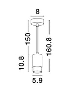 Pendul Nova Luce PONGO 9911526
