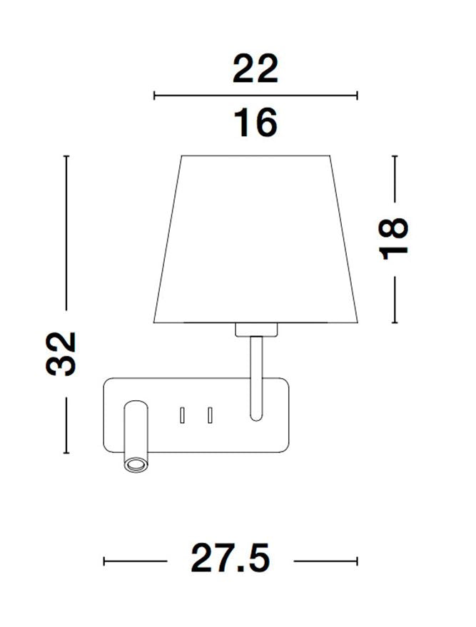 Aplica Nova Luce SAVONA 9919151