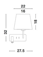 Aplica Nova Luce SAVONA 9919151