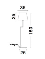 Lampadar Nova Luce SAVONA 9919153