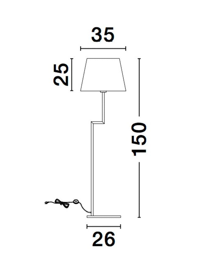 Lampadar Nova Luce SAVONA 9919153