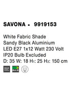 Lampadar Nova Luce SAVONA 9919153