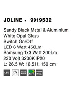 Lampadar Nova Luce JOLINE 9919532