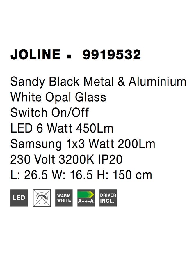 Lampadar Nova Luce JOLINE 9919532