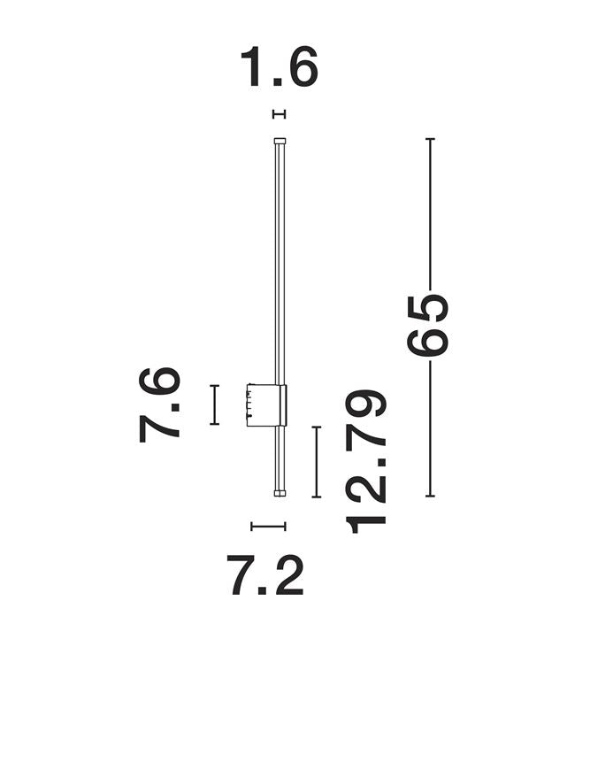 Aplica exterior Nova Luce RIDGE 9923406