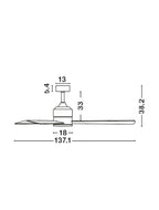 Ventilator Nova Luce AXEL 9952350