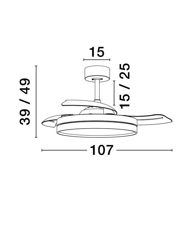 Ventilator Nova Luce NEVMA 9952378