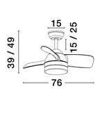 Ventilator Nova Luce NERINA 9952379