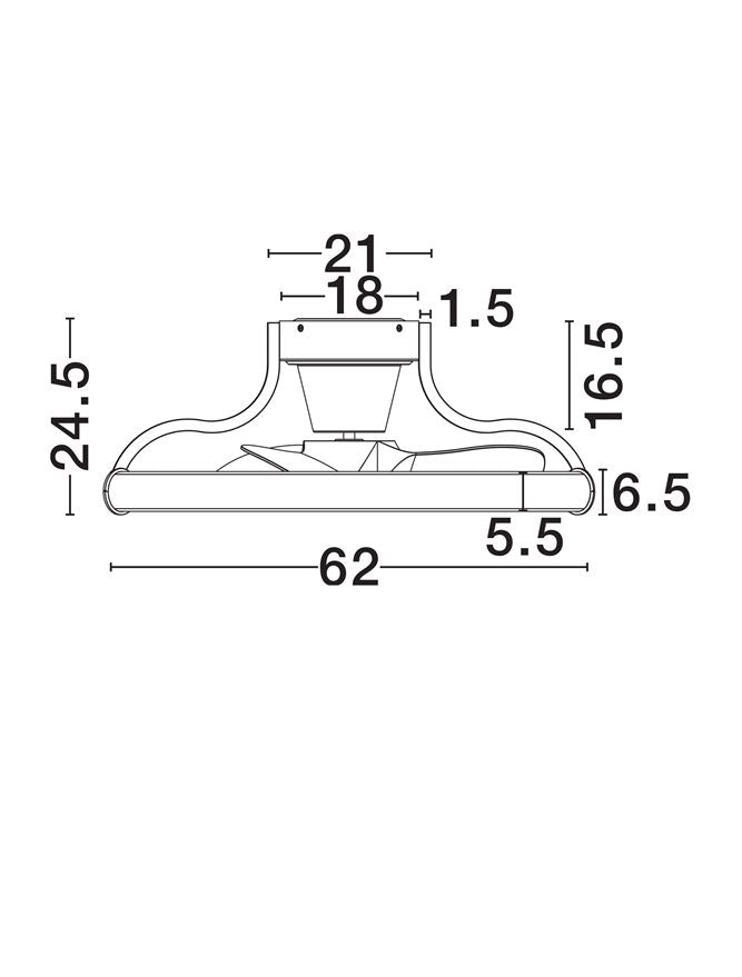 Ventilator Nova Luce BREVIA 9952380