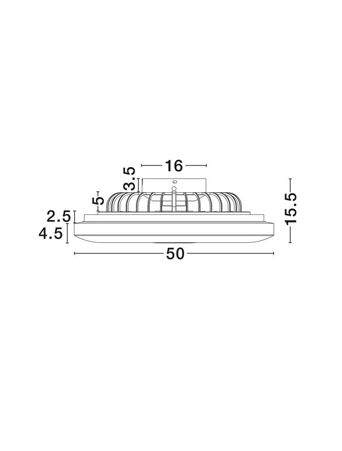 Ventilator Nova Luce FLUX 9952400