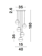 Candelabru Nova Luce CANTONA 9960614