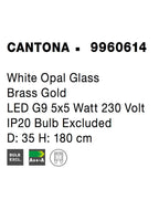 Candelabru Nova Luce CANTONA 9960614