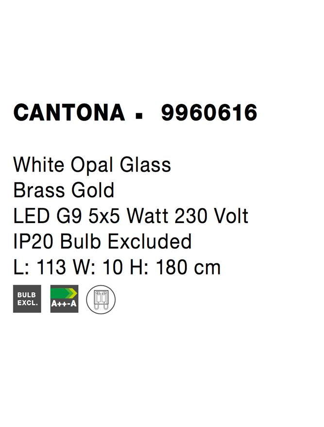 Lustra Nova Luce CANTONA 9960616