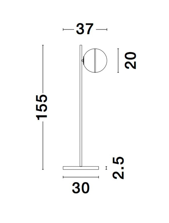 Lampadar Nova Luce CANTONA 9960619