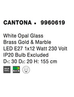 Lampadar Nova Luce CANTONA 9960619