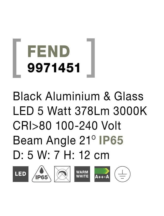 Proiector exterior fatade/plante Nova Luce FEND 9971451