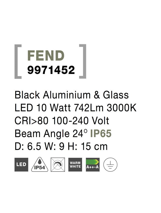 Proiector exterior fatade/plante Nova Luce FEND 9971452
