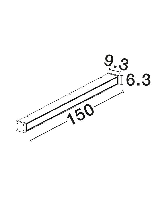 Aplica exterior lineara Nova Luce NOVA 9971454