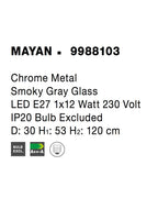 Pendul Nova Luce MAYAN 9988103