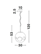 Pendul Nova Luce MAYAN 9988104