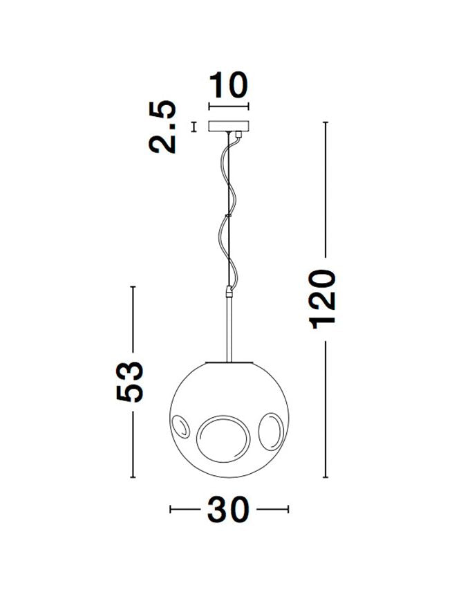 Pendul Nova Luce MAYAN 9988104