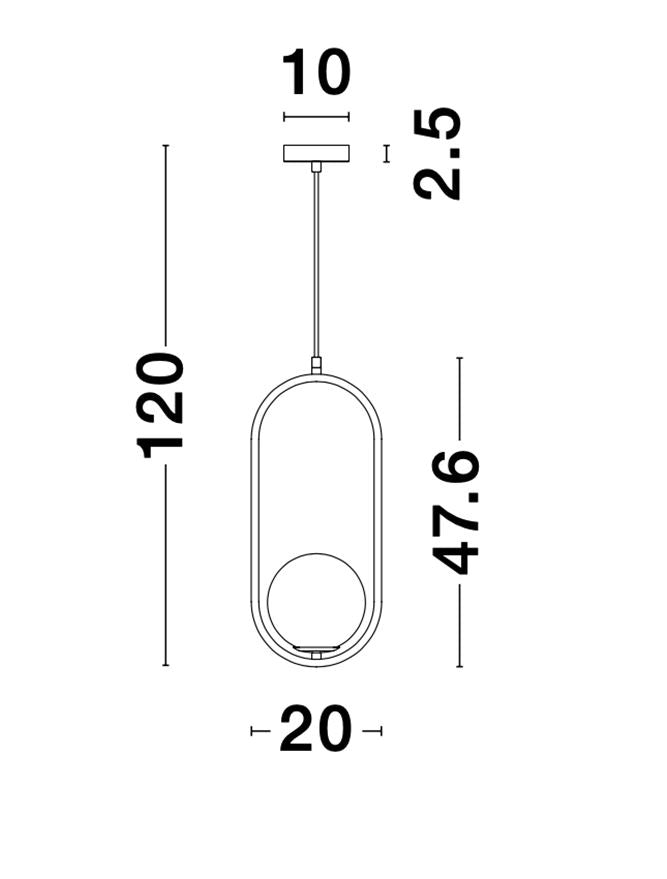 Pendul Nova Luce OBITAR 9988170