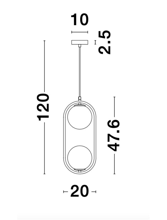 Pendul Nova Luce OBITAR 9988171