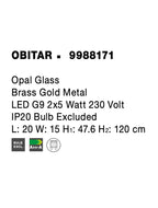 Pendul Nova Luce OBITAR 9988171