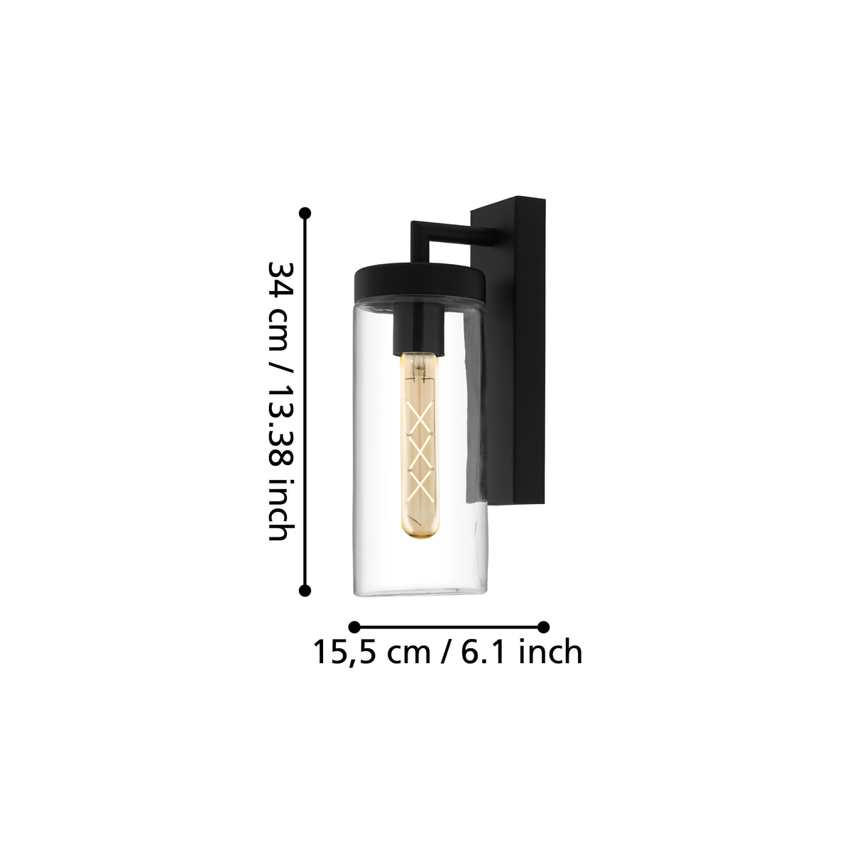 Aplica exterior EGLO BOVOLONE 97261