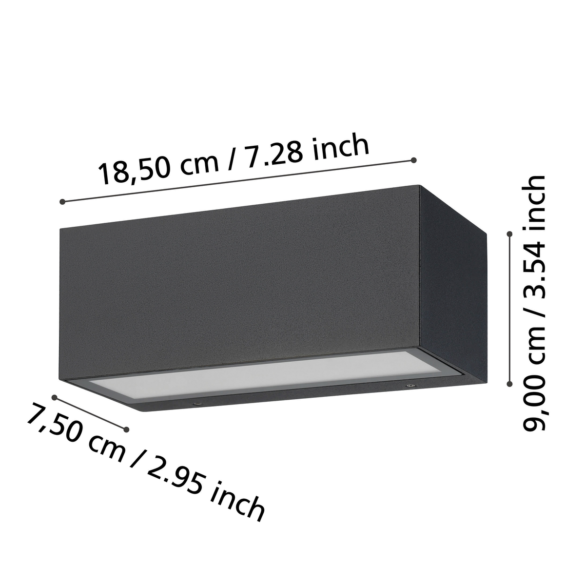 Aplica exterior EGLO SPONGANO 900885