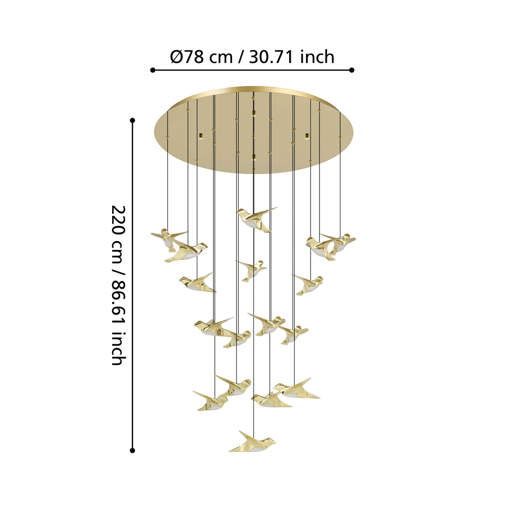 Candelabru EGLO PARATEBUENO 2 390398