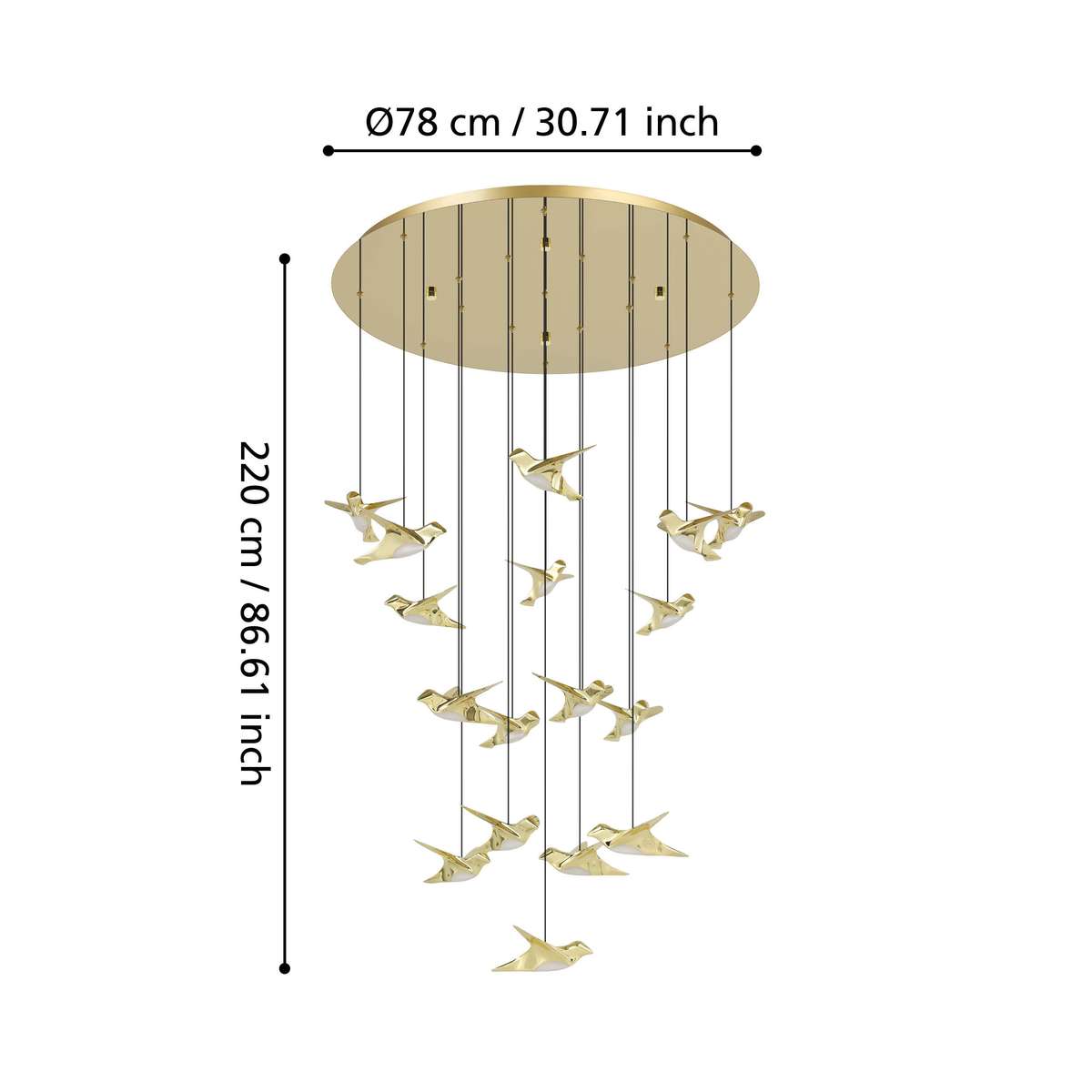 Candelabru EGLO PARATEBUENO 2 390398