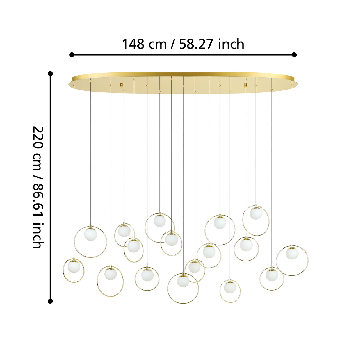 Candelabru EGLO PORTOCOLOM 390345