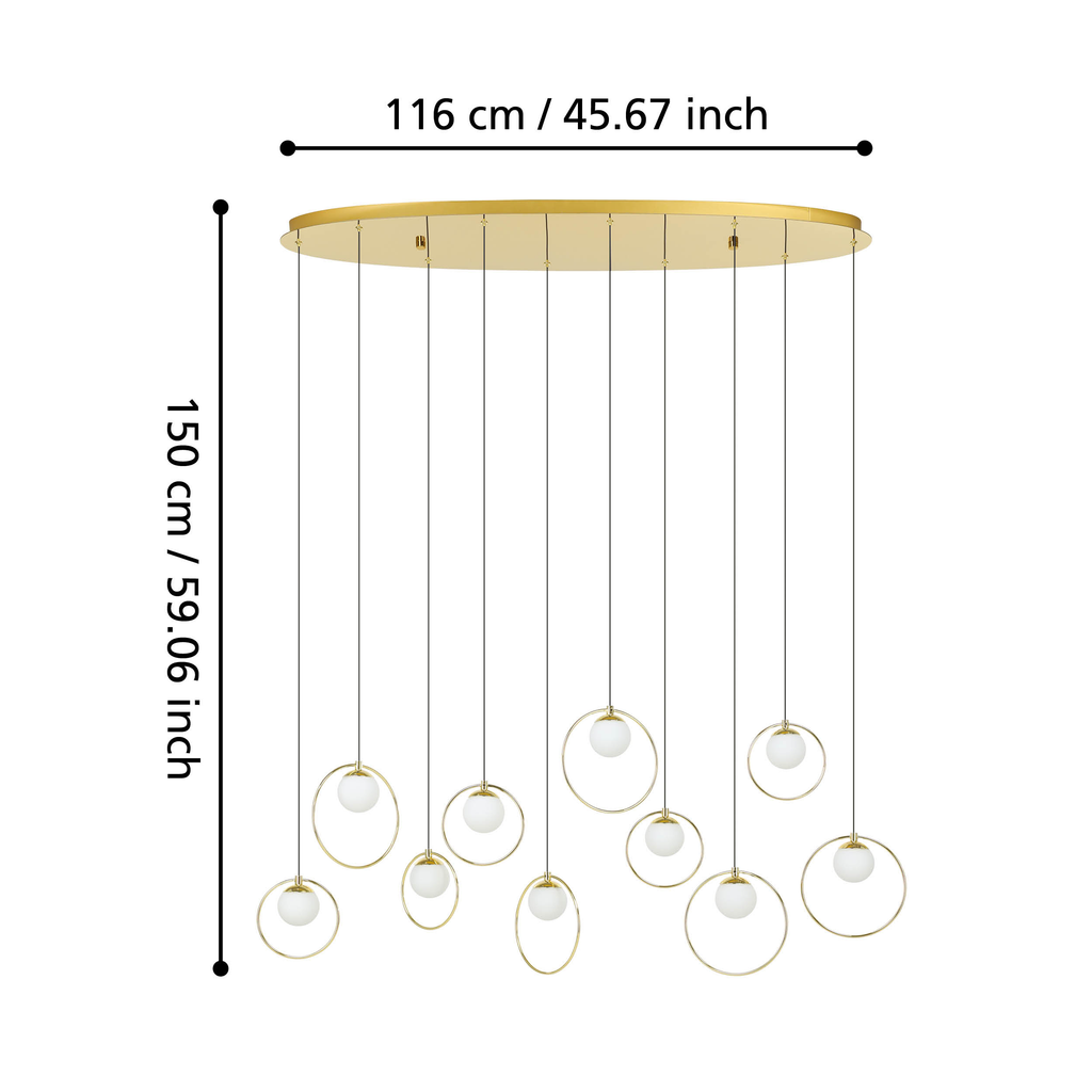 Candelabru EGLO PORTOCOLOM 390347
