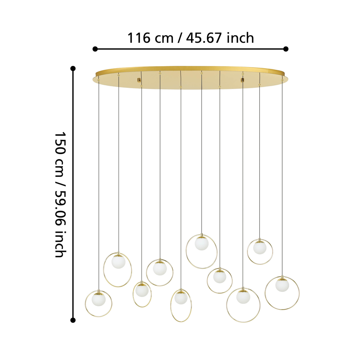 Candelabru EGLO PORTOCOLOM 390347