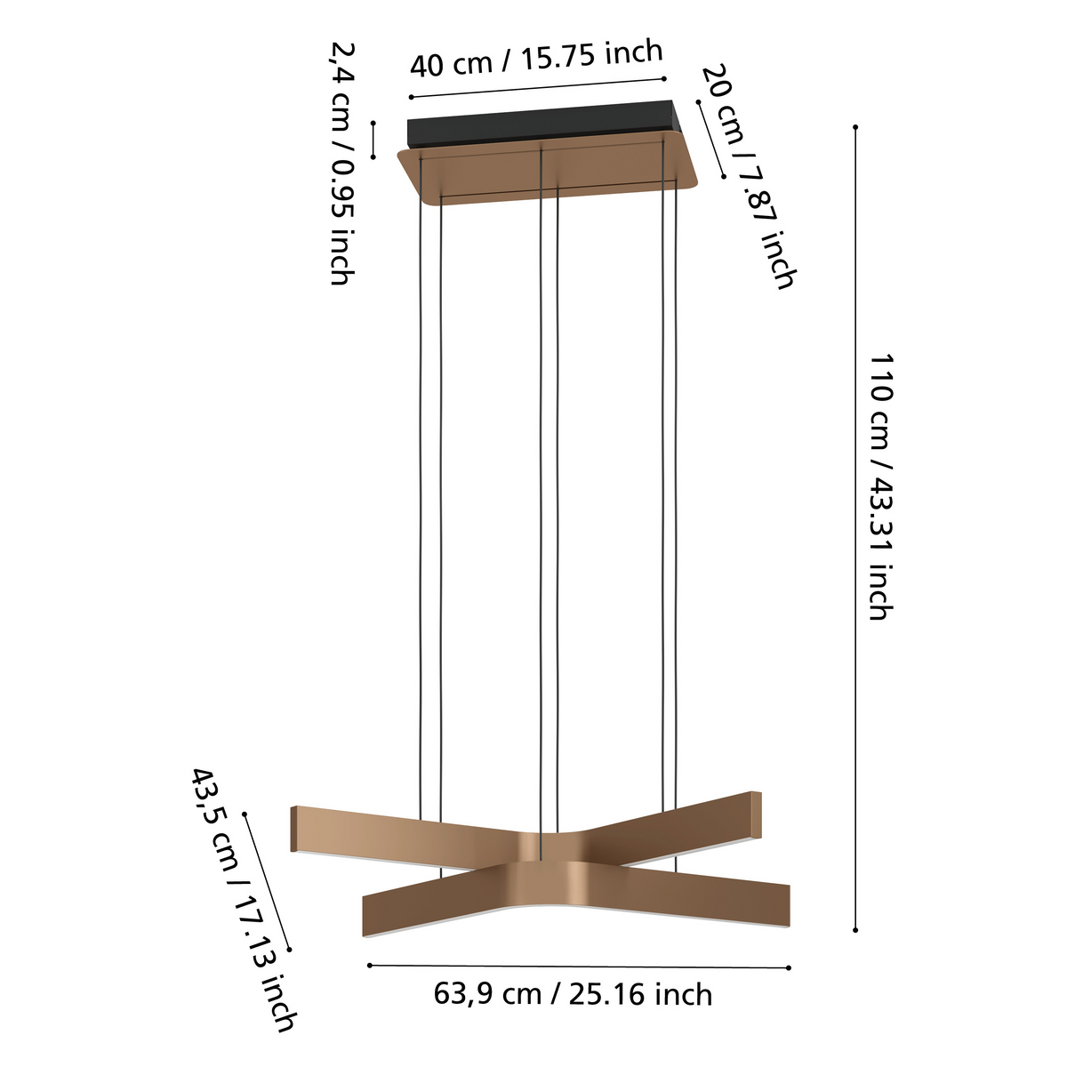 Lustra EGLO FOLCINO-Z 901864