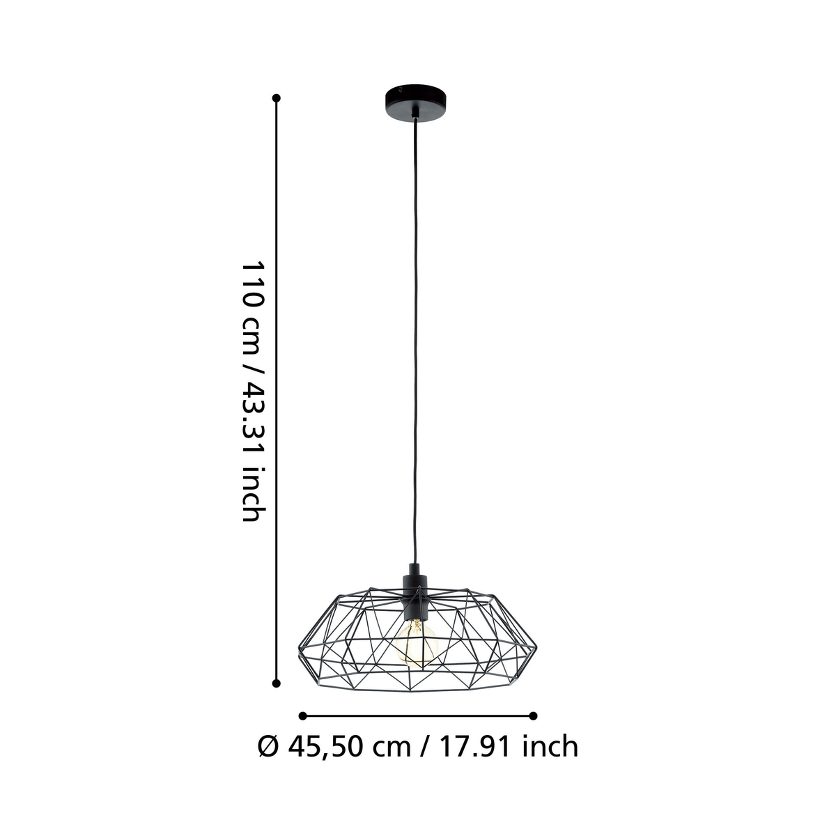 Pendul EGLO CARLTON 2 49487