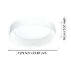 Plafoniera EGLO MARGHERA 1 39287