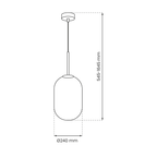 Pendul Milagro Alias Gold ML0318