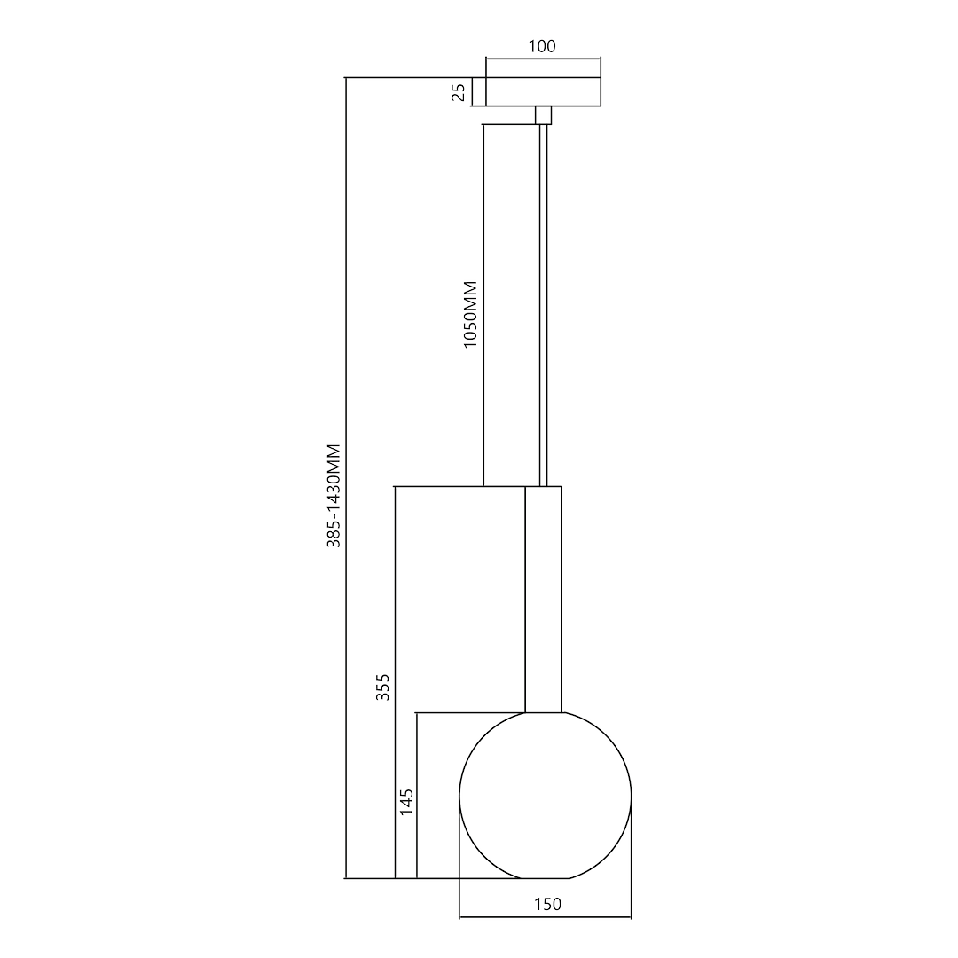 Pendul Milagro Niko Black ML0331