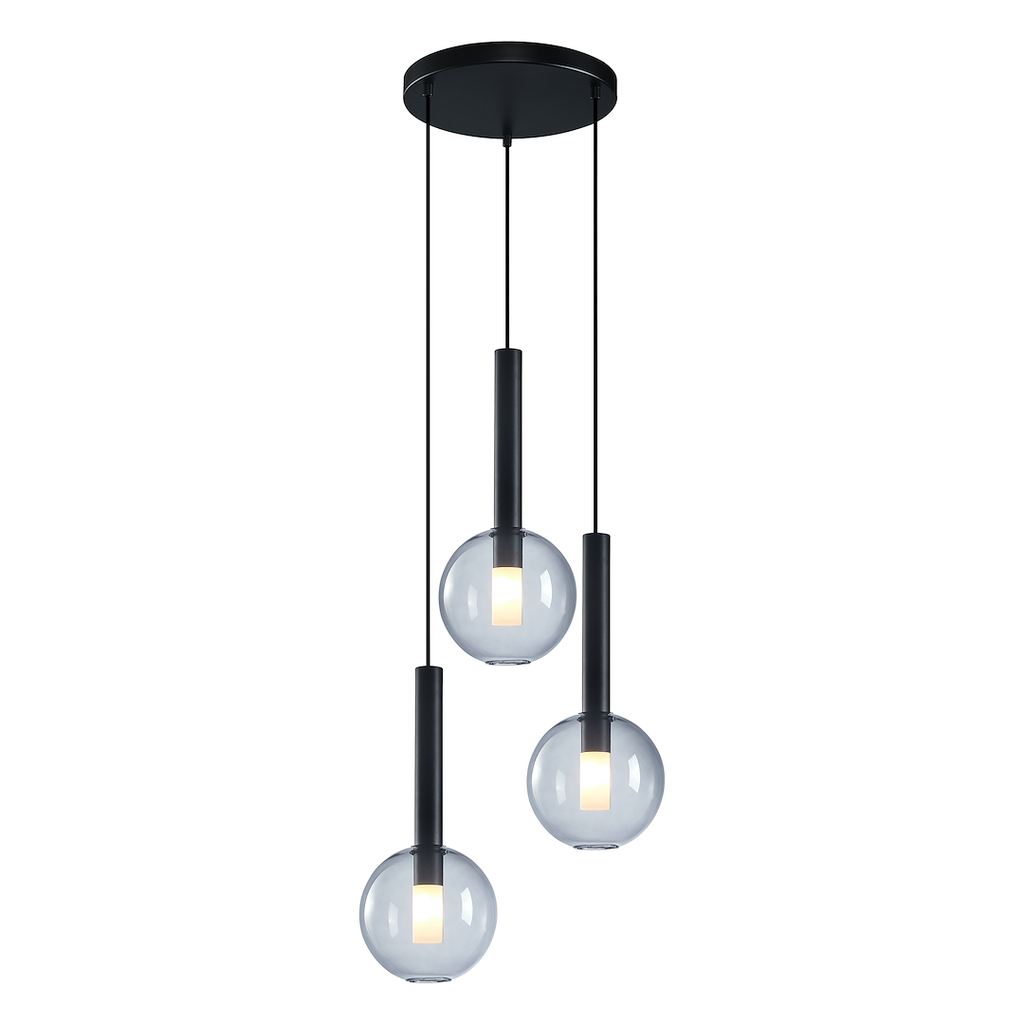 Lustră Milagro Niko Black ML0333