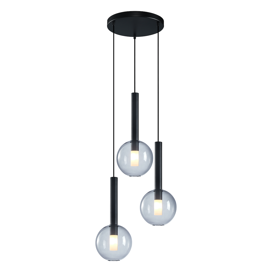 Lustră Milagro Niko Black ML0333
