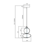 Pendul Milagro Daphne Gold ML0345