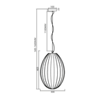 Pendul Milagro Braga Chrome & White ML0350